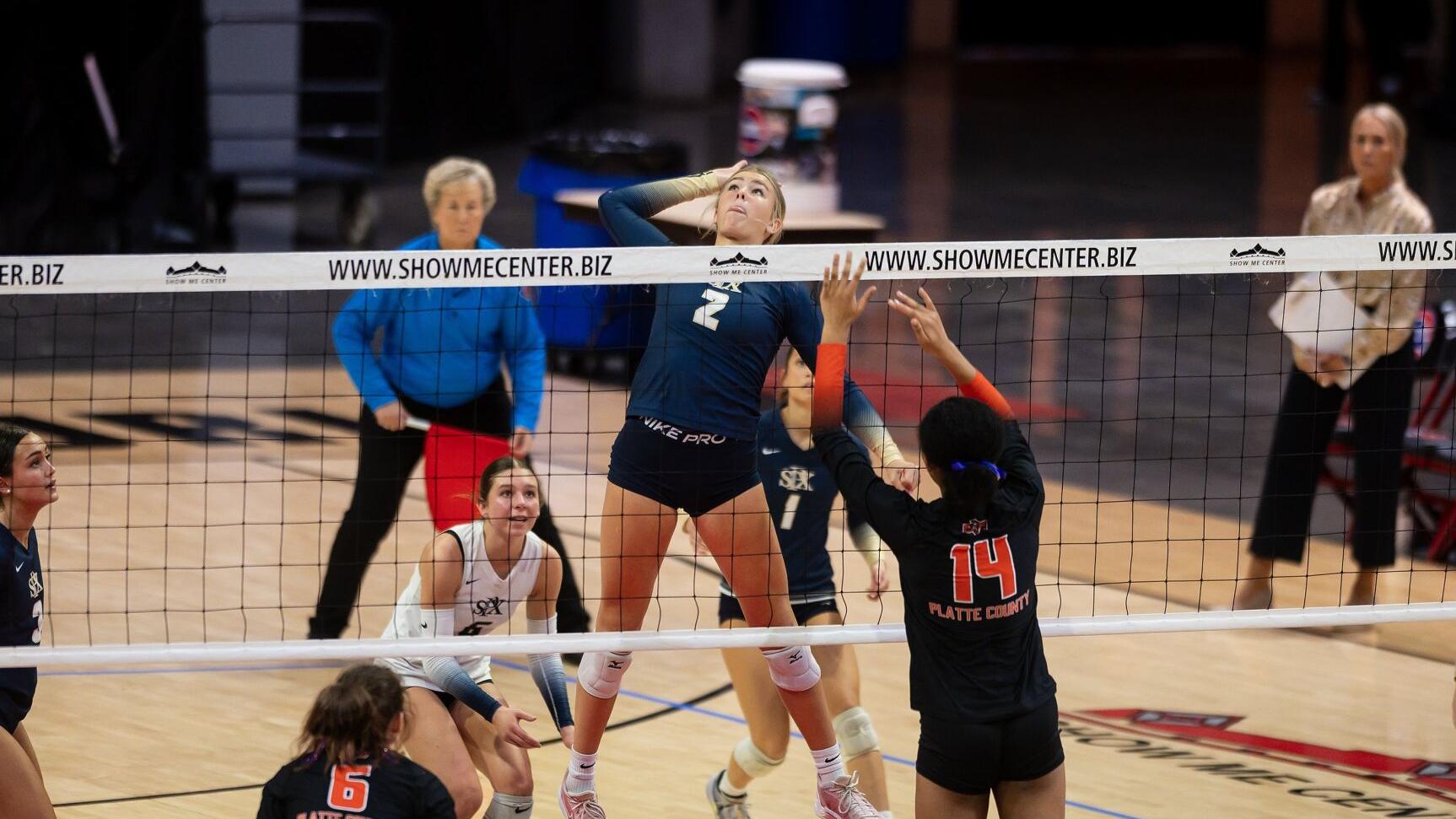 St. Pius X sweeps Platte County, advances to Class 4 girls volleyball championship match